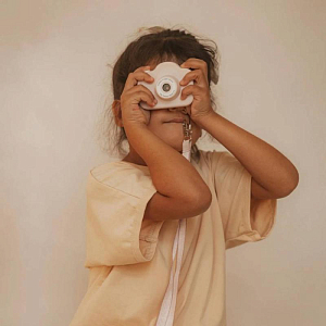 Цифровая камера Mrs. Ertha "Cam Cam Bouquet Silhouette", цветочный эскиз с пудровым